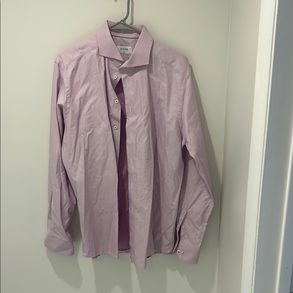 Eton Men's Pink Dress Shirt